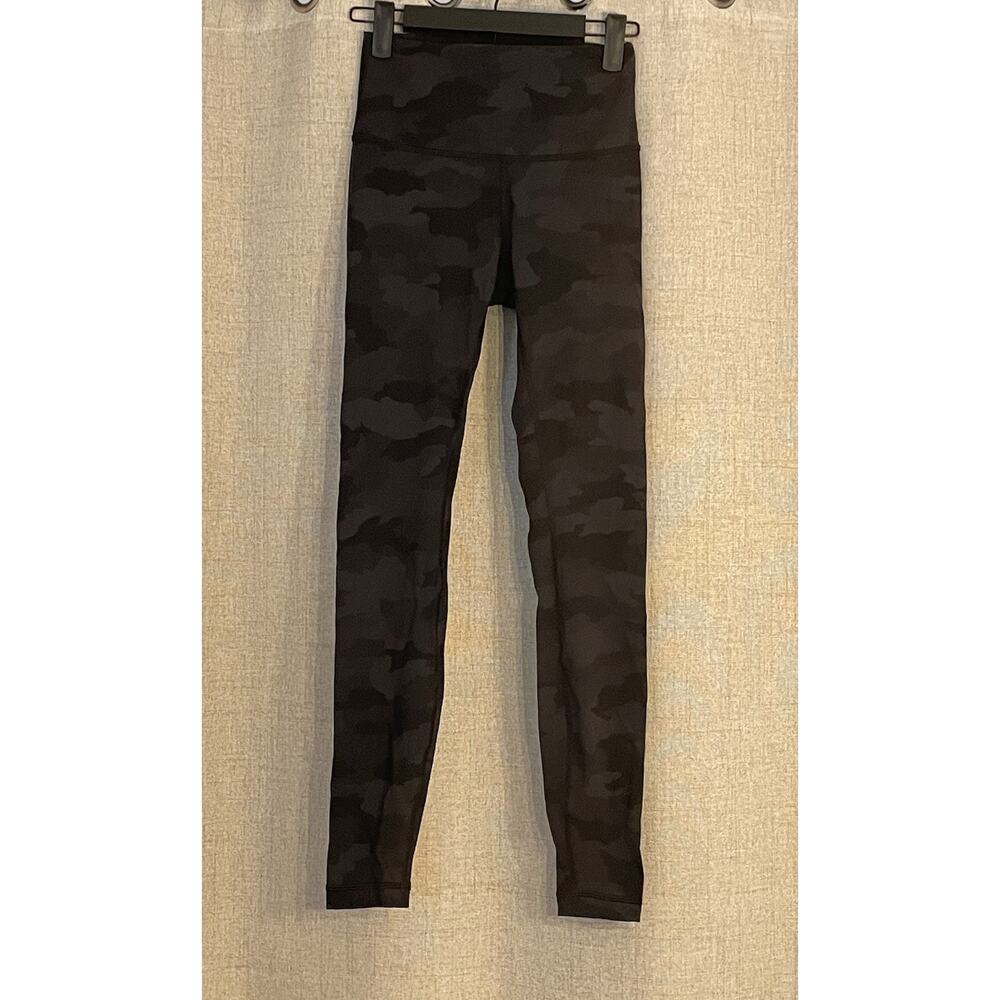 Lululemon Align Leggings Size 4 Camo Print EUC